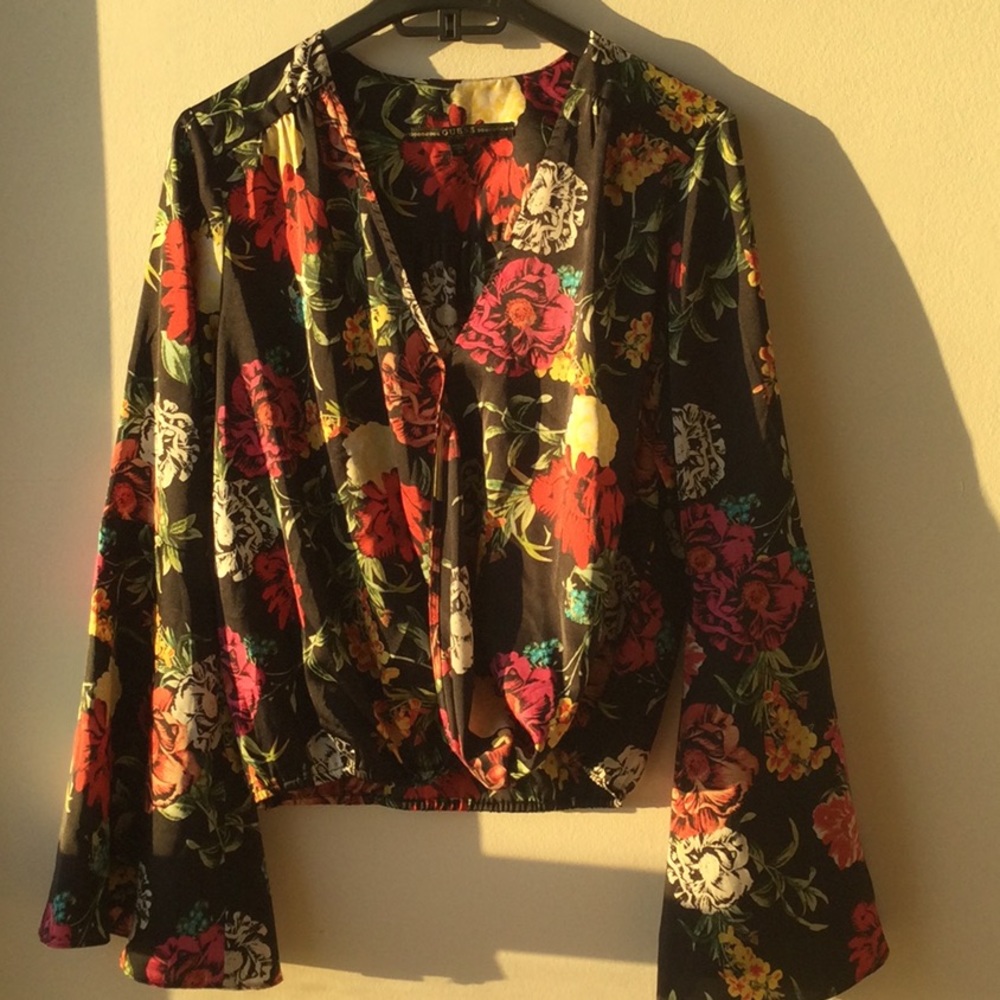 Guess Flowers Print Blouse